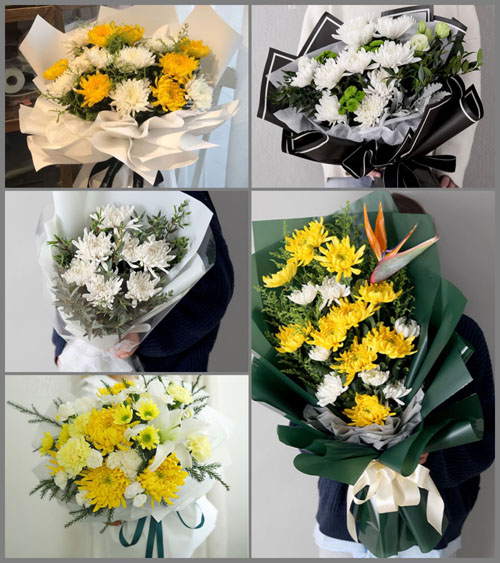 福建莆田秀屿区南日镇东岱村白事花束代送